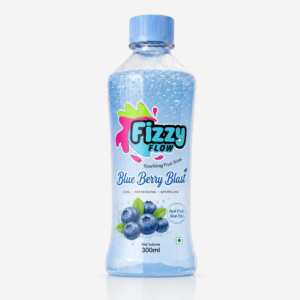 Blue Berry Blast sparkling drink