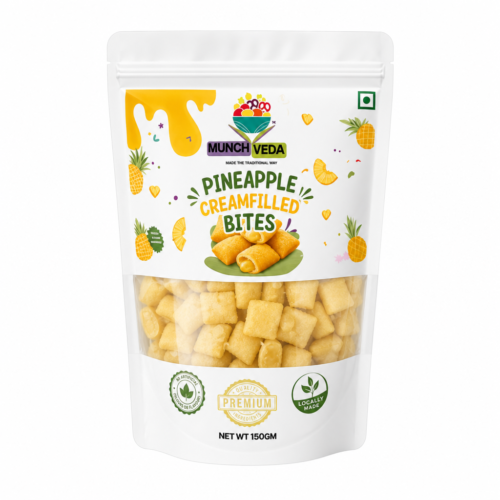 Munch veda pineapple cream bites