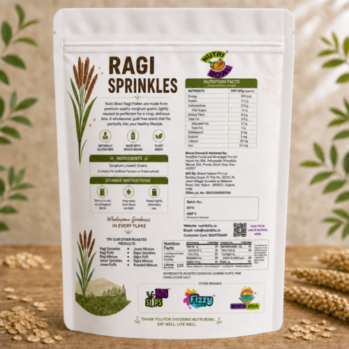 Nutri bowl Ragi sprinkles 110gm pkd
