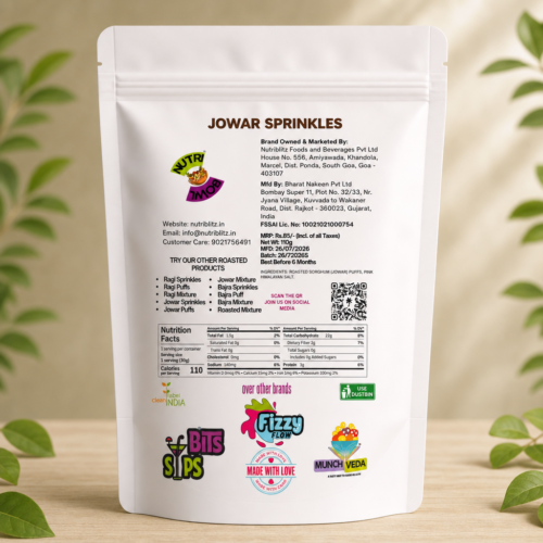 Nutri Bowl Jowar Sprinkles 110gm pkd