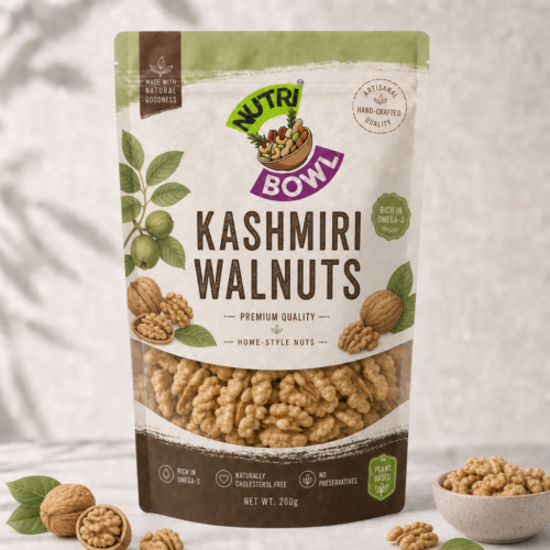 Kashmiri Walnuts Without Shell - Premium Quality Walnuts 200g Pack