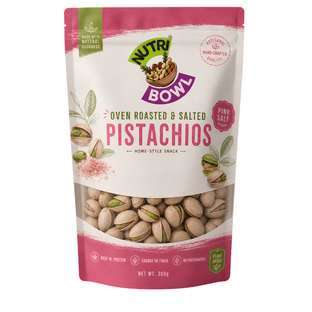 Nutri Bowl Roasted & Salted Pistachios 200g